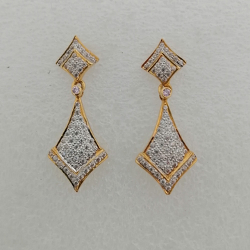916 Gold CZ Attractive Earrings VG-E14 by 