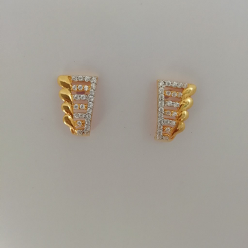 916 gold fancy stone earrings by 