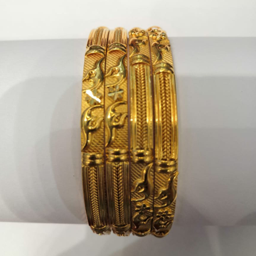 916 hallmark premium gold bangles by 