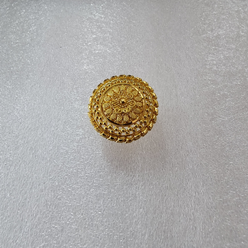 916 Gold Kalkatti Work Ring by 