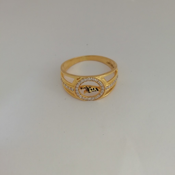 916 gold jaguar design Gents ring by 
