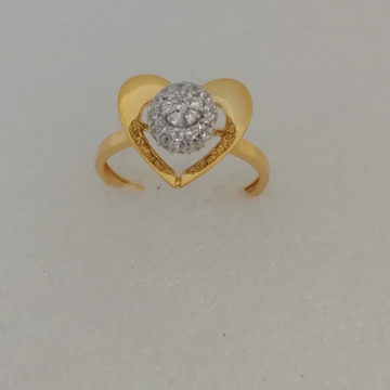 916 gold heart shape ladies ring by 