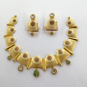 916 Gold Fancy Met Finishing Antique Jadtar Swarox... by 