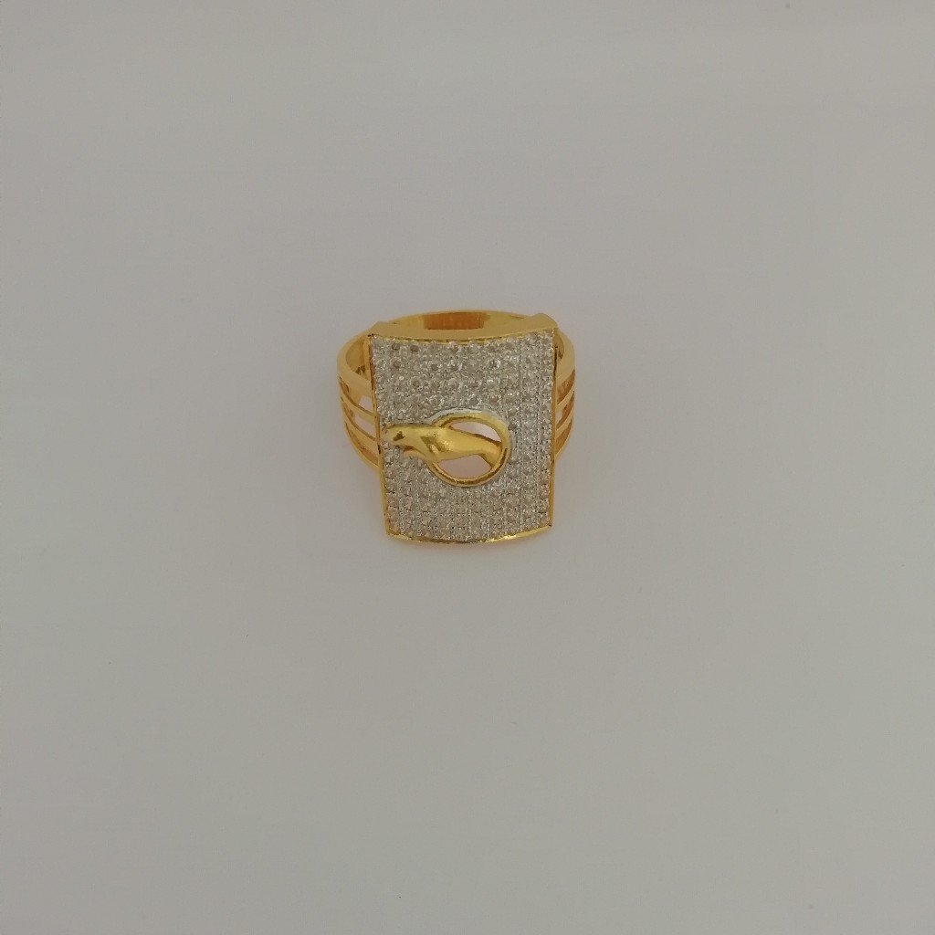 916 gold jaguar design Gents ring