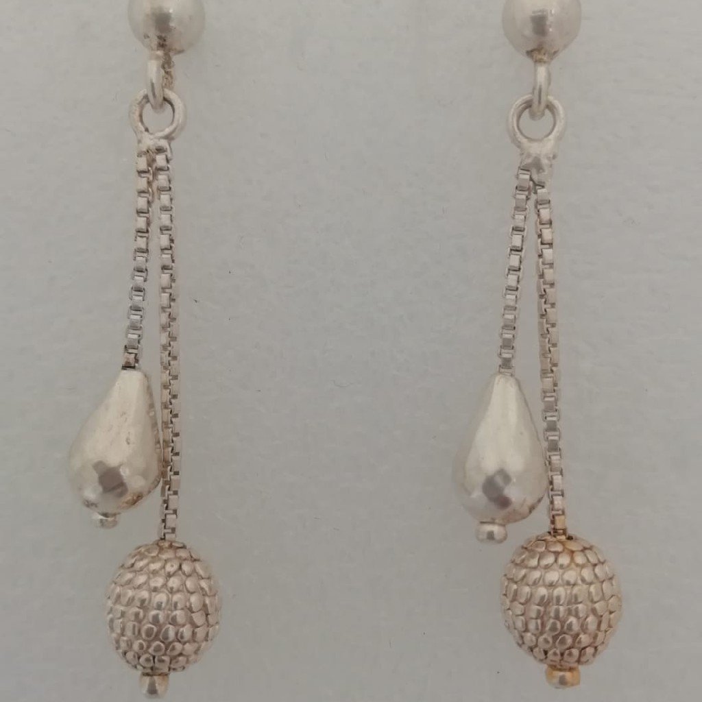 sterling silver latkan style fancy earrings