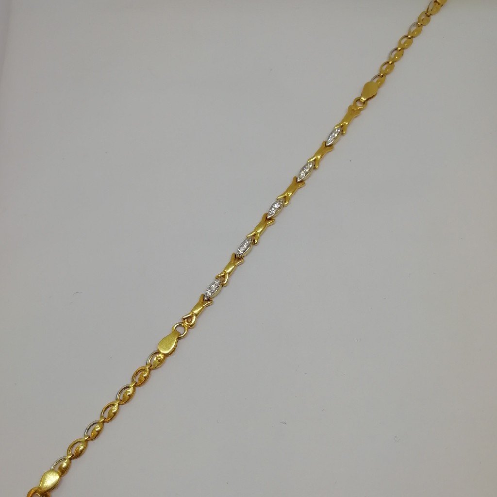 916 gold fancy casting loose ladies bracelet